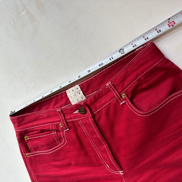 TRADEMARK Red Women's Straight Leg Jeans - Picture 9 of 9